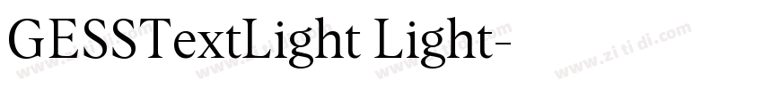 GESSTextLight Light字体转换 GESSTextLight Light字体转换